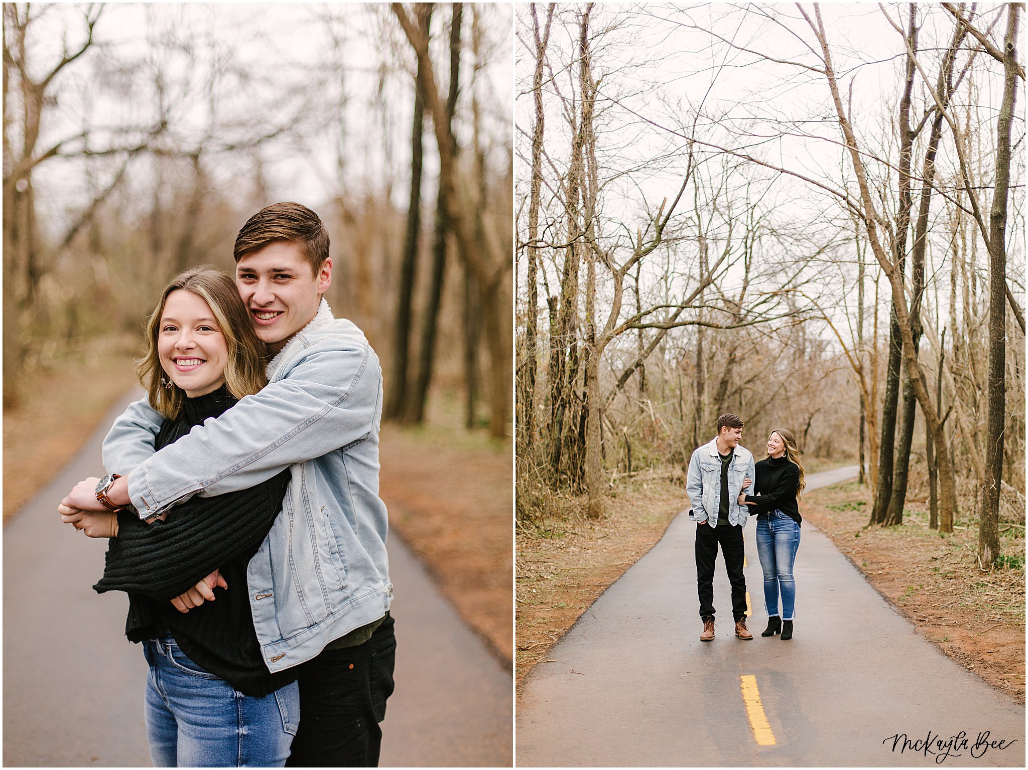 Reagann + Gage OKC Winter Engagement Session