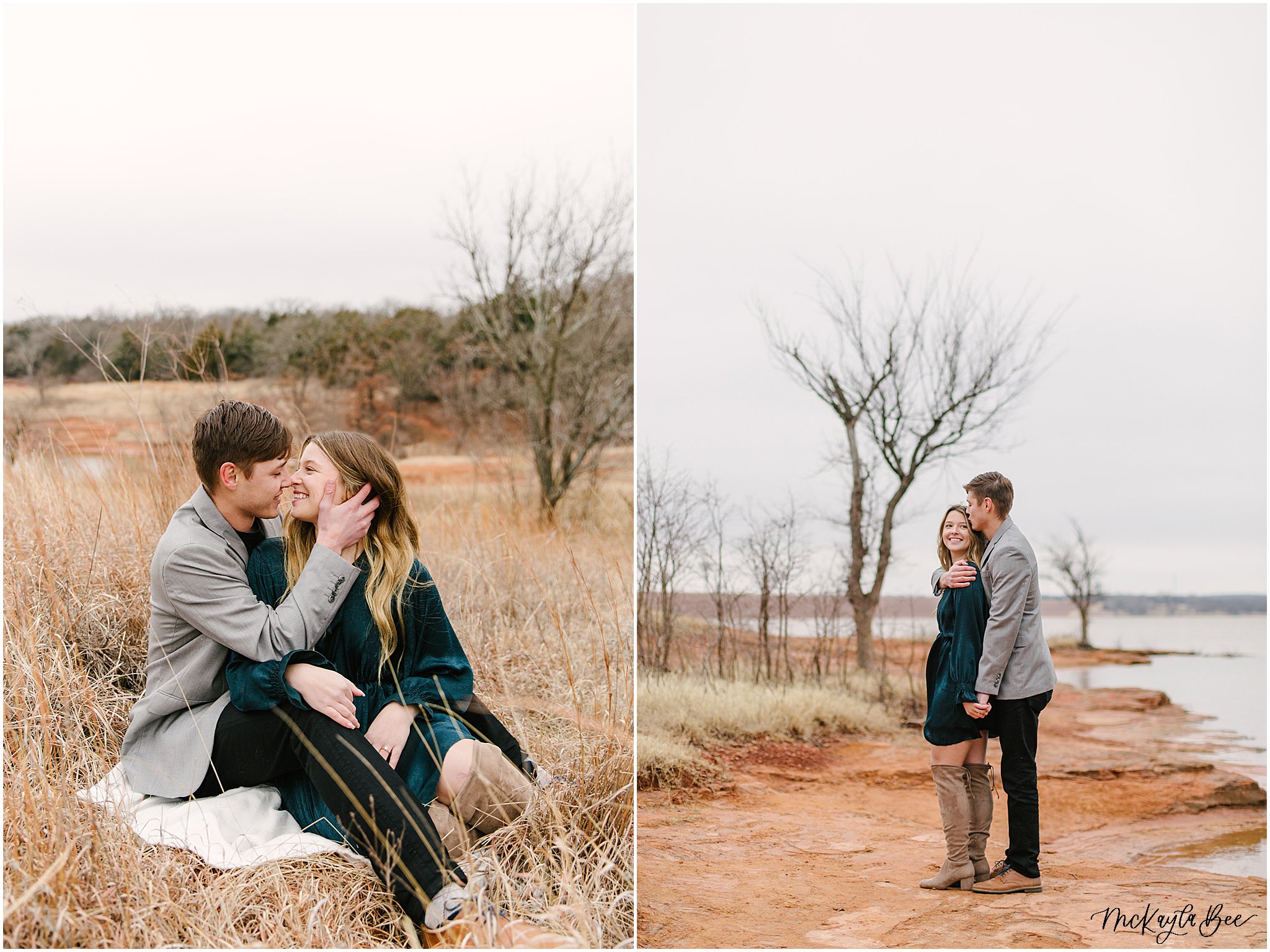 Reagann + Gage OKC Winter Engagement Session